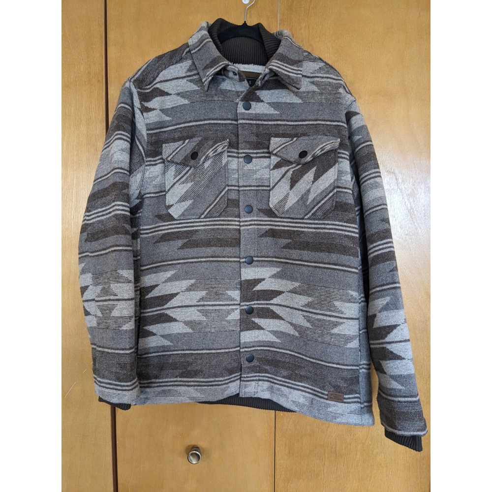 Jachs New York Men's Aztec Sherpa-Lined Shirt Jacket - Size L - Never Worn